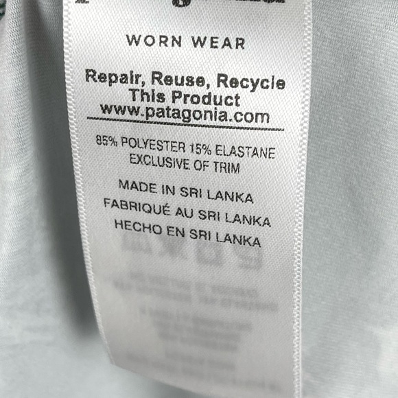 Patagonia Women’s Magnolia Spring Palm Tropical Active Dress Size Small - Picture 8 of 8